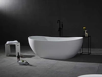 Vrijstaand bad - solid surface - mat wit - afbeelding 1 van  9