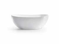 Vrijstaand bad - solid surface - mat wit - afbeelding 6 van  9