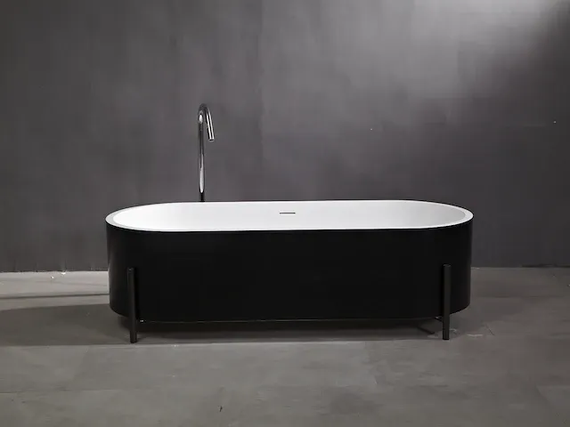 Vrijstaand bad - solid surface - nevil (in 3 kleuren beschikbaar) - afbeelding 3 van  17