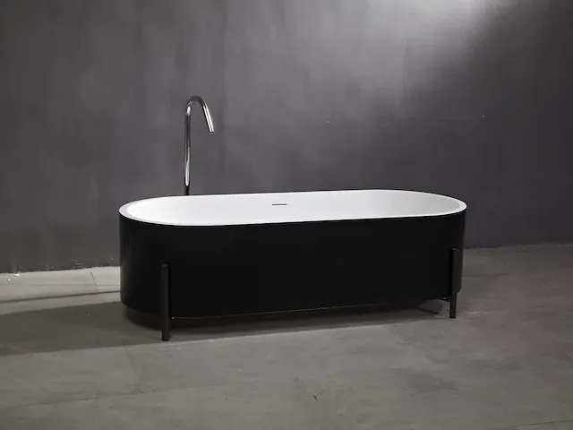 Vrijstaand bad - solid surface - nevil (in 3 kleuren beschikbaar) - afbeelding 4 van  17