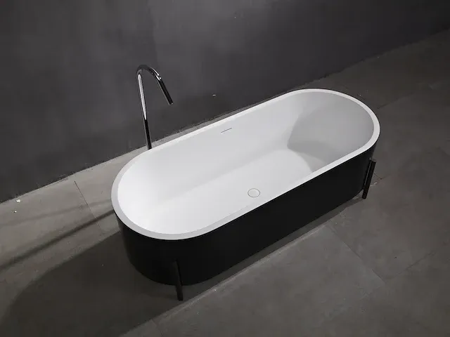 Vrijstaand bad - solid surface - nevil (in 3 kleuren beschikbaar) - afbeelding 5 van  17