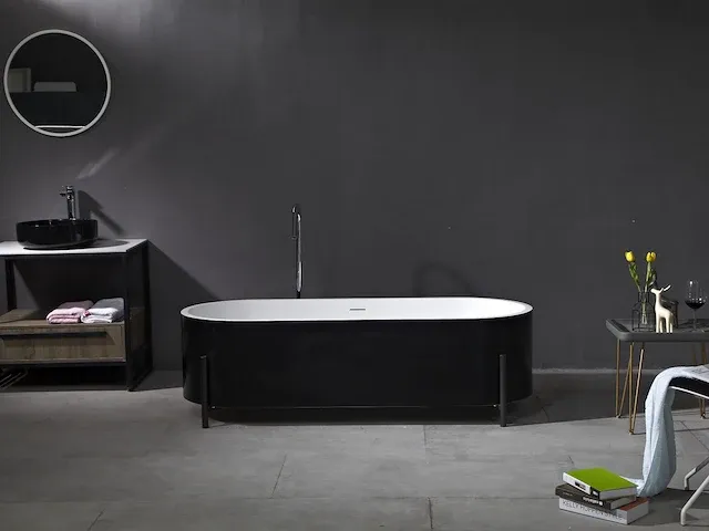 Vrijstaand bad - solid surface - nevil (in 3 kleuren beschikbaar) - afbeelding 11 van  17