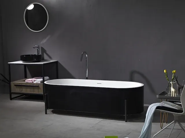 Vrijstaand bad - solid surface - nevil (in 3 kleuren beschikbaar) - afbeelding 17 van  17