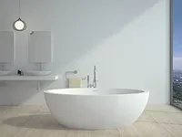 Vrijstaand bad - solid surface - simon (in 2 kleuren beschikbaar) - afbeelding 4 van  14