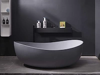 Vrijstaand bad - solid surface (beschikbaar in 2 kleuren) - afbeelding 4 van  17