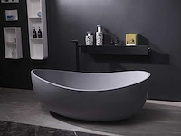 Vrijstaand bad - solid surface (beschikbaar in 2 kleuren) - afbeelding 5 van  17