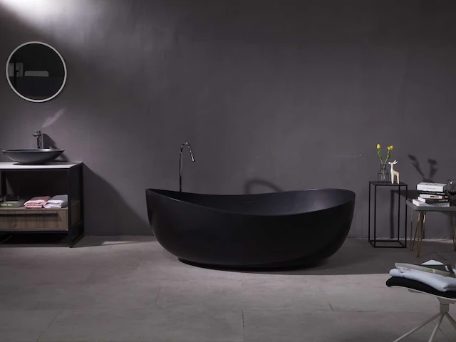 Vrijstaand bad - solid surface (beschikbaar in 2 kleuren) - afbeelding 11 van  17
