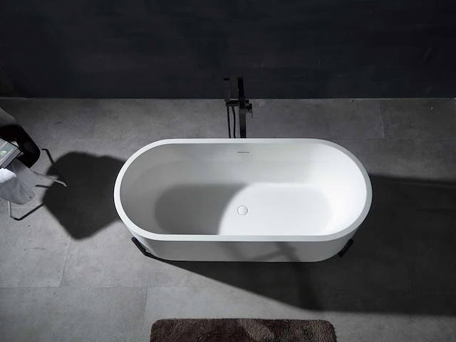Vrijstaand bad - solid surface (beschikbaar in 3 kleuren) - afbeelding 8 van  21