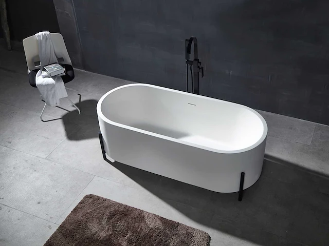 Vrijstaand bad - solid surface (beschikbaar in 3 kleuren) - afbeelding 9 van  21