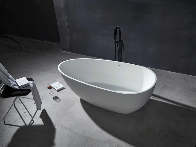 Vrijstaand bad - solid surface (beschikbaar in 3 kleuren) - afbeelding 10 van  21