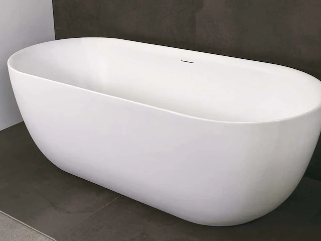 Vrijstaand bad luca ca. 180x80x60cm mat wit - afbeelding 1 van  8