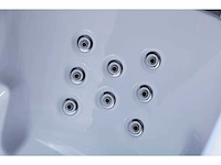 Vrijstaand design massagebad - waterval - glans wit - afbeelding 9 van  22