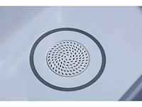 Vrijstaand design massagebad - waterval - glans wit - afbeelding 10 van  22