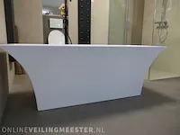 Vrijstaand ligbad t.s. squaro, hoogglans wit - afbeelding 1 van  9