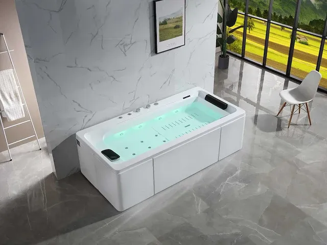 Vrijstaand massagebad met waterval - afbeelding 5 van  21