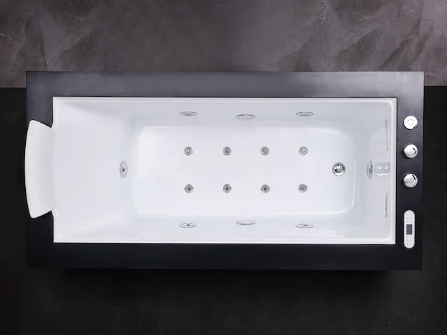 Vrijstaand massagebad met waterval - afbeelding 9 van  14