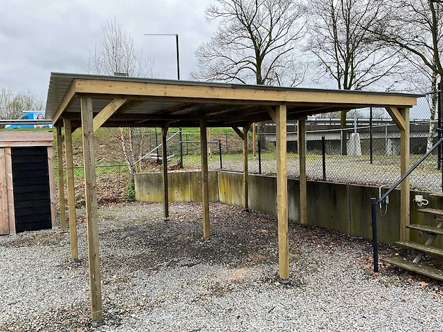 Vrijstaande carport 750x520x247 cm - afbeelding 5 van  10