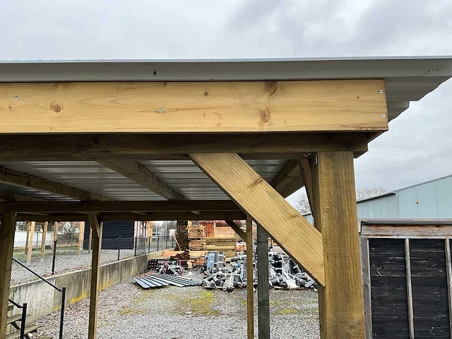 Vrijstaande carport 750x520x247 cm - afbeelding 6 van  10