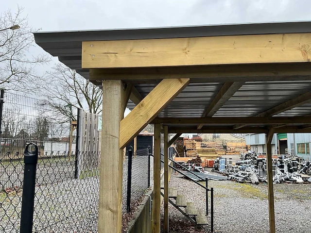 Vrijstaande carport 750x520x247 cm - afbeelding 7 van  10