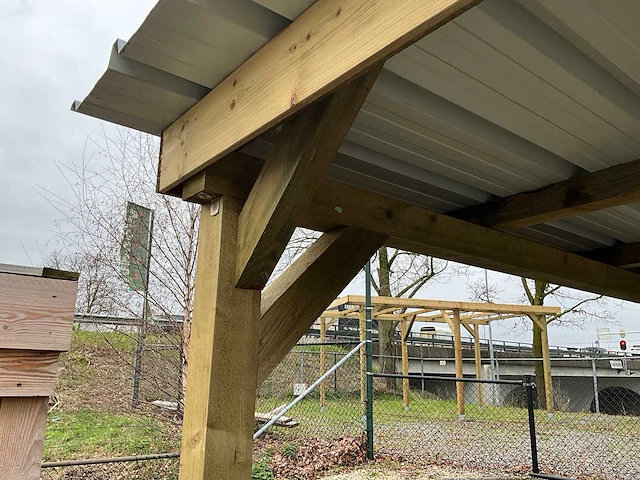 Vrijstaande carport 750x520x247 cm - afbeelding 8 van  10