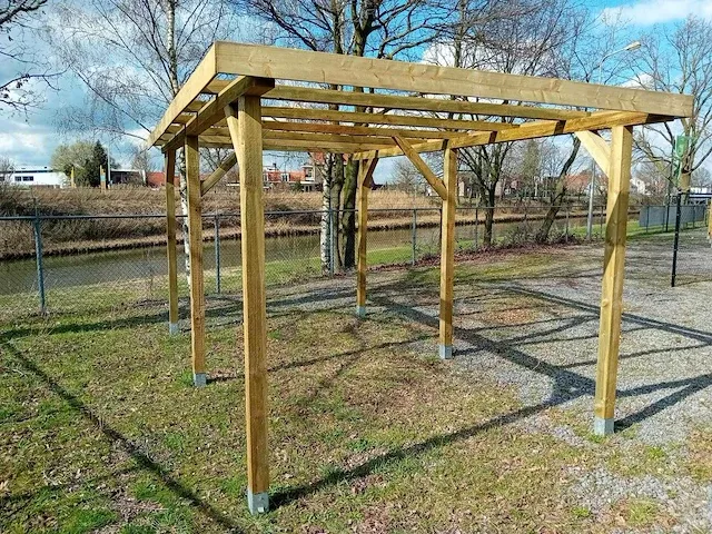 Vrijstaande carport / overkapping 1250x300x247 cm - afbeelding 2 van  8