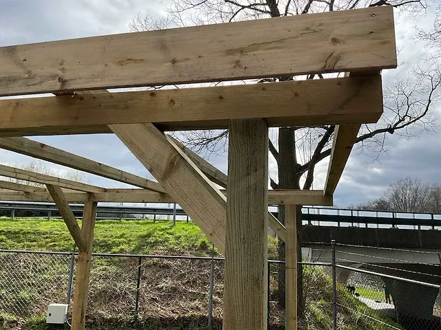 Vrijstaande carport / overkapping 1250x300x247 cm - afbeelding 7 van  8
