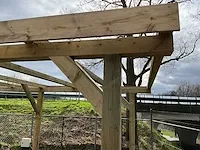 Vrijstaande carport / overkapping 1250x300x247 cm - afbeelding 7 van  8