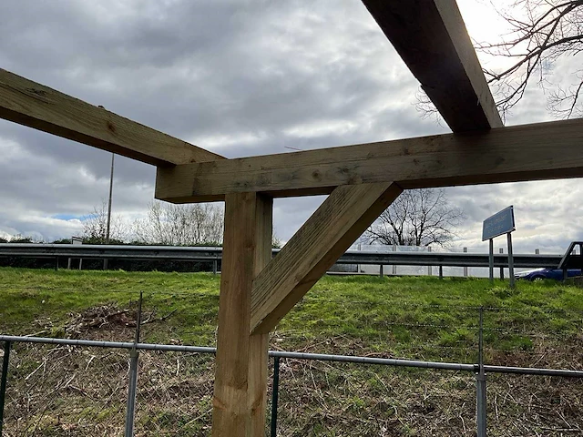 Vrijstaande carport / overkapping 1250x400x247 cm - afbeelding 6 van  8