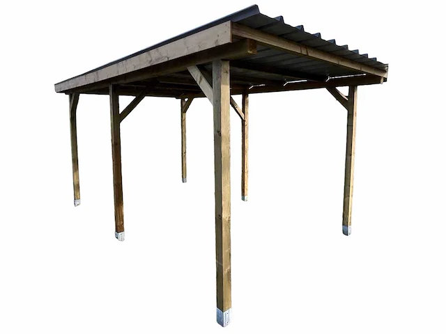 Vrijstaande carport / overkapping 1250x400x247 cm - afbeelding 1 van  12