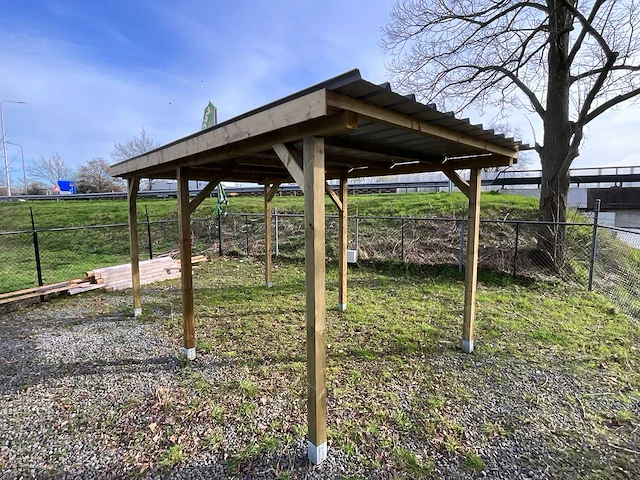 Vrijstaande carport / overkapping 1250x400x247 cm - afbeelding 8 van  12