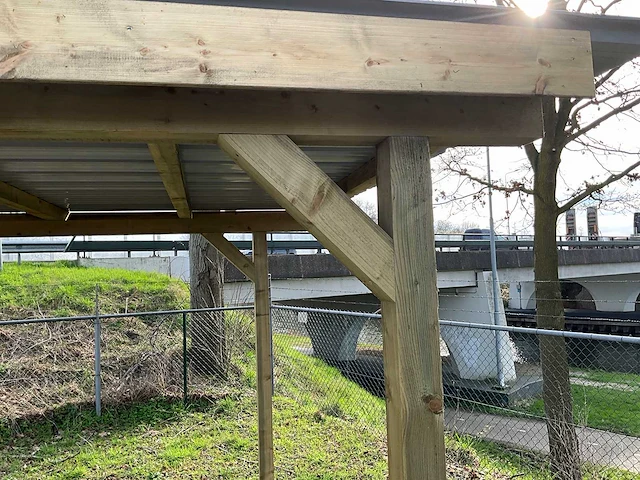 Vrijstaande carport / overkapping 750x400x247 cm - afbeelding 10 van  12