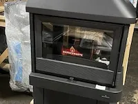 Vrijstaande houthaard hoek rechts 11kw bronpi, lisboa hr - afbeelding 4 van  4