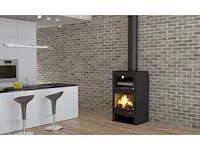 Vrijstaande houthaard met oven boreal, eh 8000