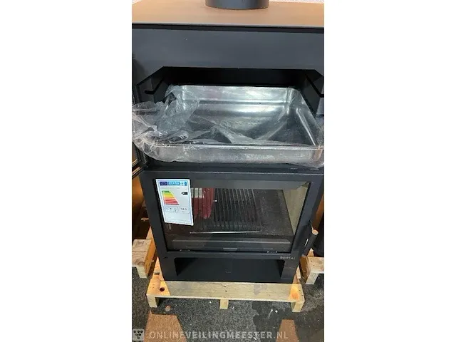 Vrijstaande houthaard met oven boreal, eh 8000 - afbeelding 7 van  9