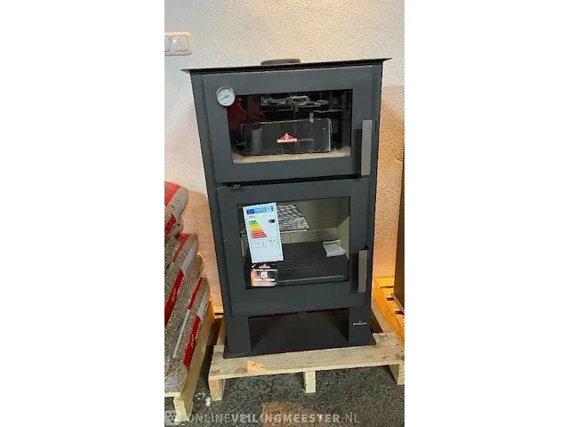 Vrijstaande houthaard met oven bronpi, gihon-h - afbeelding 4 van  8