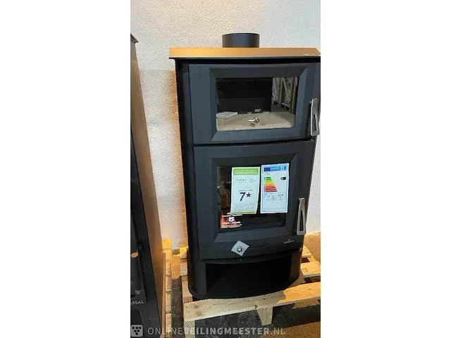 Vrijstaande houthaard met oven bronpi, tudela - afbeelding 8 van  11