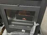 Vrijstaande houthaard met oven / koookplaatjes bronpi, monza - afbeelding 11 van  14