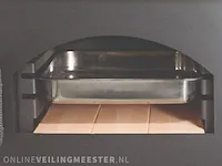 Vrijstaande houthaard met oven / koookplaatjes bronpi, monza - afbeelding 3 van  14
