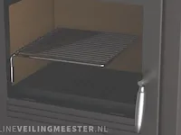 Vrijstaande houthaard met oven / koookplaatjes bronpi, monza - afbeelding 4 van  14