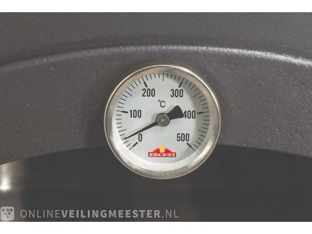Vrijstaande houthaard met oven / koookplaatjes bronpi, monza - afbeelding 7 van  14