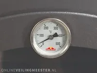 Vrijstaande houthaard met oven / koookplaatjes bronpi, monza - afbeelding 7 van  14