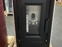 Vrijstaande pellethaard 8,5 kw, eswo 115, wit - afbeelding 6 van  7