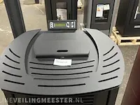 Vrijstaande pellethaard 8,5 kw, eswo 115, zwart - afbeelding 2 van  6