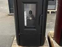 Vrijstaande pellethaard 8,5 kw, eswo 115, zwart - afbeelding 3 van  6