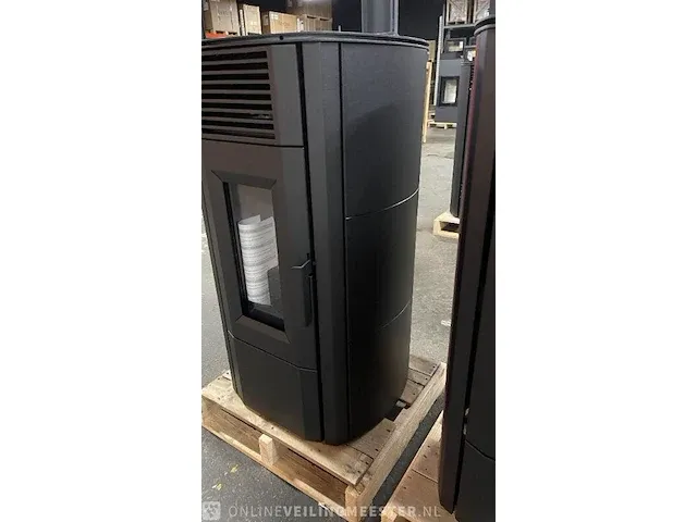 Vrijstaande pellethaard 8,5 kw, eswo 115, zwart - afbeelding 4 van  6