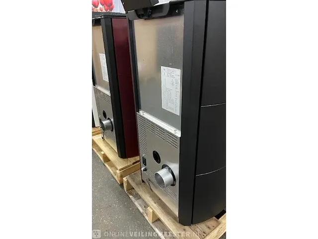 Vrijstaande pellethaard 8,5 kw, eswo 115, zwart - afbeelding 5 van  6