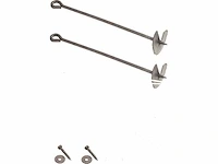 Vrijstaande speeltoren met schommel en glijbaan 410x300x200 cm - afbeelding 3 van  7