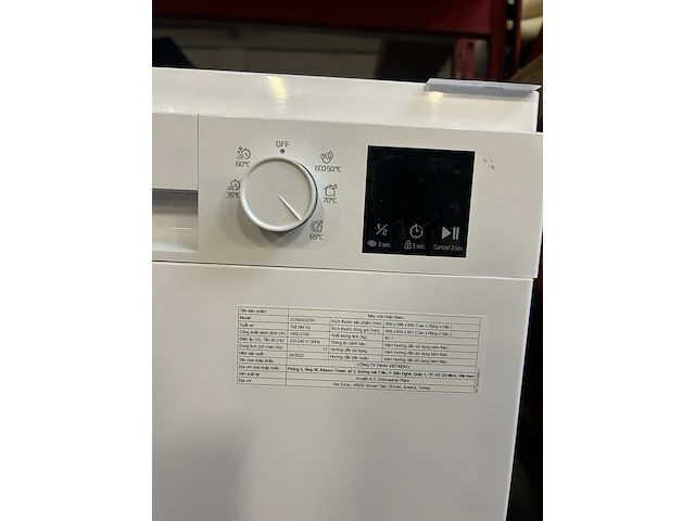 Vrijstaande vaatwasser beko, dvn05320w - afbeelding 3 van  10