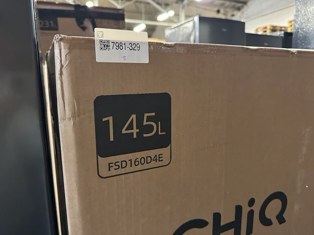 Vrijstaande vriezer 145 liter 5 lades chiq, fsd160d4e - afbeelding 3 van  3