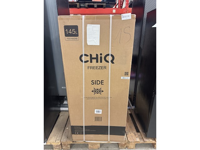 Vrijstaande vriezer 145 liter 5 lades chiq, fsd160d4e - afbeelding 2 van  2